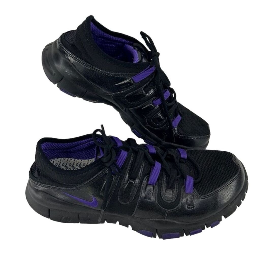 Nike Musique IV Women's Athletic Training Sneakers Black/Purple Size 7